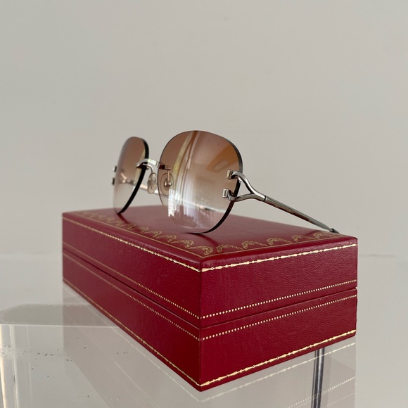Cartier Glasses Silver Frame - Picture 5 of 7